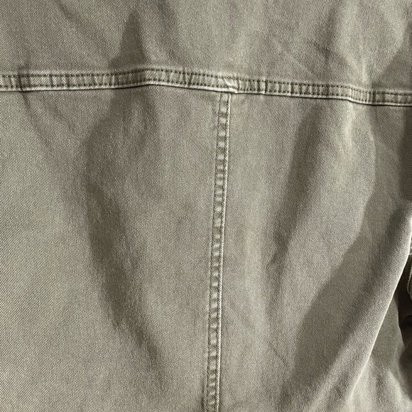 Sam Edelman Cropped Moto Jacket XS -army green - Picture 12 of 15